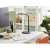 Beliani Lampa biurkowa LED COLUMBA Regulowana Metal Juodas