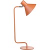 Stalinė lempa Beliani Lampa biurkowa regulowana metalo sp. oranžinė RIMAVA