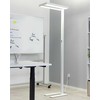 Beliani TAURUS LED toršeras su reguliatoriumi Metal Baltas