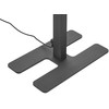 Beliani Lampa podłogowa LED SCULPTOR Z judesio jutikliu Metal Juodas