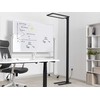 Beliani Lampa podłogowa LED ORION Z judesio jutikliu Metal Juodas