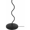 Beliani Lampa podłogowa JIKAWO Metal Juodas
