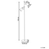 Beliani Lampa podłogowa MOYOLA Regulowana Metal Kremas