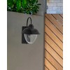 Beliani Lampa ścienna ogrodowa BANKA Juodas