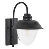 Beliani Lampa ścienna ogrodowa BANKA Juodas