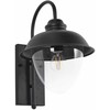 Beliani Lampa ścienna ogrodowa BANKA Juodas