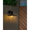 Beliani Lampa ścienna ogrodowa BARALIA Juodas