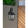 Beliani Lampa ścienna ogrodowa TANGON Juodas