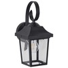 Beliani Lampa ścienna ogrodowa TANGON Juodas