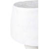 Beliani Lampa stołowa ARAPEY Papier-mâché Baltas