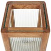 Stalinė lempa Beliani KOLIDAM Mango Wood Ruda