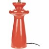 Beliani Lampa stołowa OTEROS Raudona