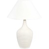 Beliani Lampa stołowa CELESTE Ceramika Kremas