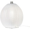 Beliani Lampa stołowa CADENA Ceramika Kremas