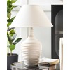 Beliani Lampa stołowa CELESTE Ceramika Kremas