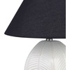 Beliani Lampa stołowa CADENA Ceramika Kremas