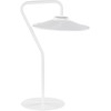 Beliani Lampa stołowa GALETTI Metal Baltas