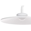 Beliani Lampa stołowa GALETTI Metal Baltas
