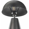 Beliani Lampa stołowa PALMIET Metal Juodas