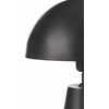 Beliani Lampa stołowa PALMIET Metal Juodas