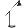 Beliani Lampa biurkowa PINKEEN Metal Juodas