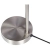 Beliani Lampa stołowa RAMIS Metal Sidabrinė