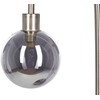 Beliani Lampa stołowa RAMIS Metal Sidabrinė