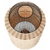 Beliani Lampa stołowa TANGANYIKA Rattan Naturalny