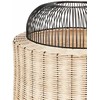 Beliani Lampa stołowa TANGANYIKA Rattan Naturalny