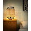 Beliani Lampa stołowa TANGANYIKA Rattan Naturalny
