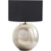 Beliani Lampa stołowa SOBRAMATI Metal Sidabrinė