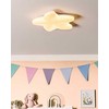 Beliani Lampa sufitowa LED Rozgwiazda SURNA Ze ściemniaczem Baltas