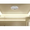Lubinis šviestuvas Beliani Lampa sufitowa LED TAPING Metal Auksinis