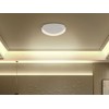 Beliani LED lubinis šviestuvas NANDING metalinis baltas