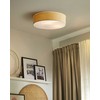 Pakabinamas šviestuvas Beliani Lampa sufitowa MAGNO Naturalny