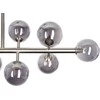Pakabinamas šviestuvas Beliani Lampa wisząca RAMIS Metal Sidabrinė