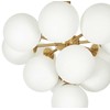 Pakabinamas šviestuvas Lampa wisząca Beliani Lampa wisząca 13-punktowa metalo sp. mosiężna BIRRIE