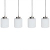 Pakabinamas šviestuvas Beliani Lampa wisząca CAUDELO Metal Juodas/ balta