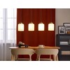 Pakabinamas šviestuvas Beliani Lampa wisząca CAUDELO Metal Juodas/ balta