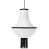 Pakabinamas šviestuvas Beliani Lampa wisząca ARAGUA Baltas