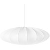 Pakabinamas šviestuvas Lampa wisząca Beliani Lampa wisząca GUACARA Baltas