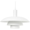 Pakabinamas šviestuvas Beliani Lampa wisząca HILBA Metal Baltas