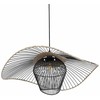 Pakabinamas šviestuvas Beliani Lampa wisząca LUNGA Metal Juodas