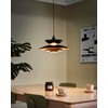 Pakabinamas šviestuvas Beliani Lampa wisząca JURGA Metal Juodas