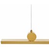 Pakabinamas šviestuvas Lampa wisząca Beliani Lampa wisząca LED ALWAND Metal Auksinis