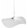 Pakabinamas šviestuvas Beliani Lampa wisząca LED LOIRE Metal Baltas