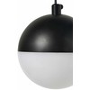 Pakabinamas šviestuvas Beliani Lampa wisząca LED ANKOBRA Metal Juodas
