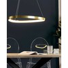 Beliani LED pakabinamas šviestuvas KRABURI metalinis auksinis