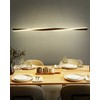 Pakabinamas šviestuvas Lampa wisząca Beliani Lampa wisząca LED MAHOI Metal Juodas