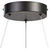 Pakabinamas šviestuvas Beliani Lampa wisząca LED SURKO Metal Juodas
